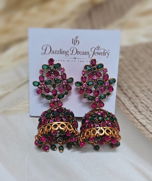 Dual stone jumka