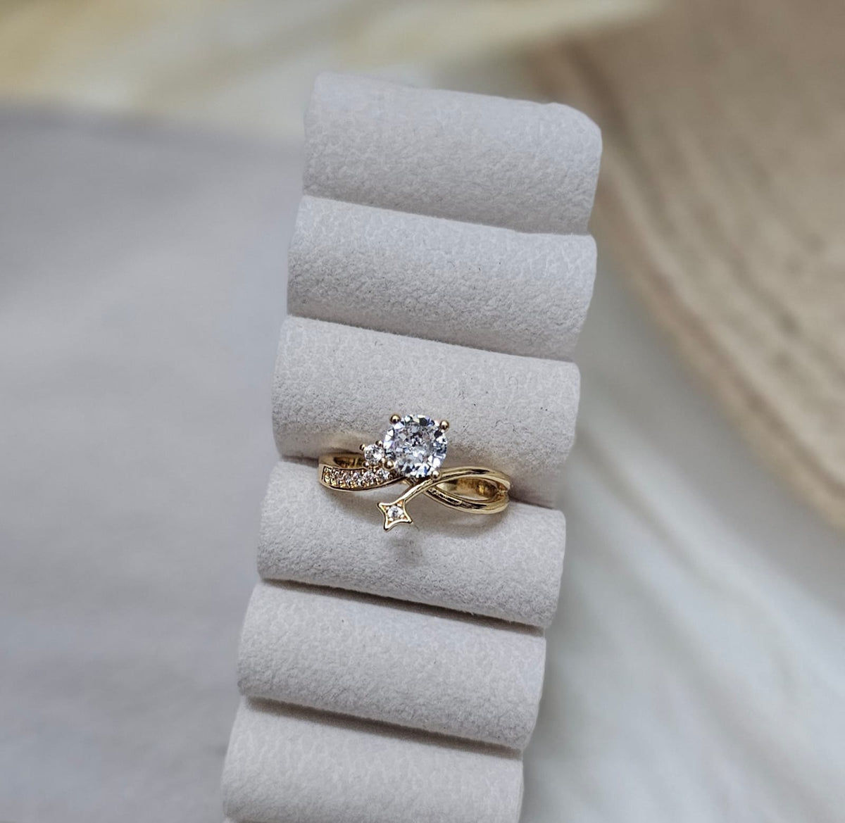 Starlight adjustable ring