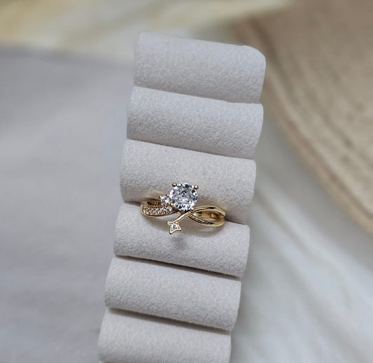 Starlight adjustable ring